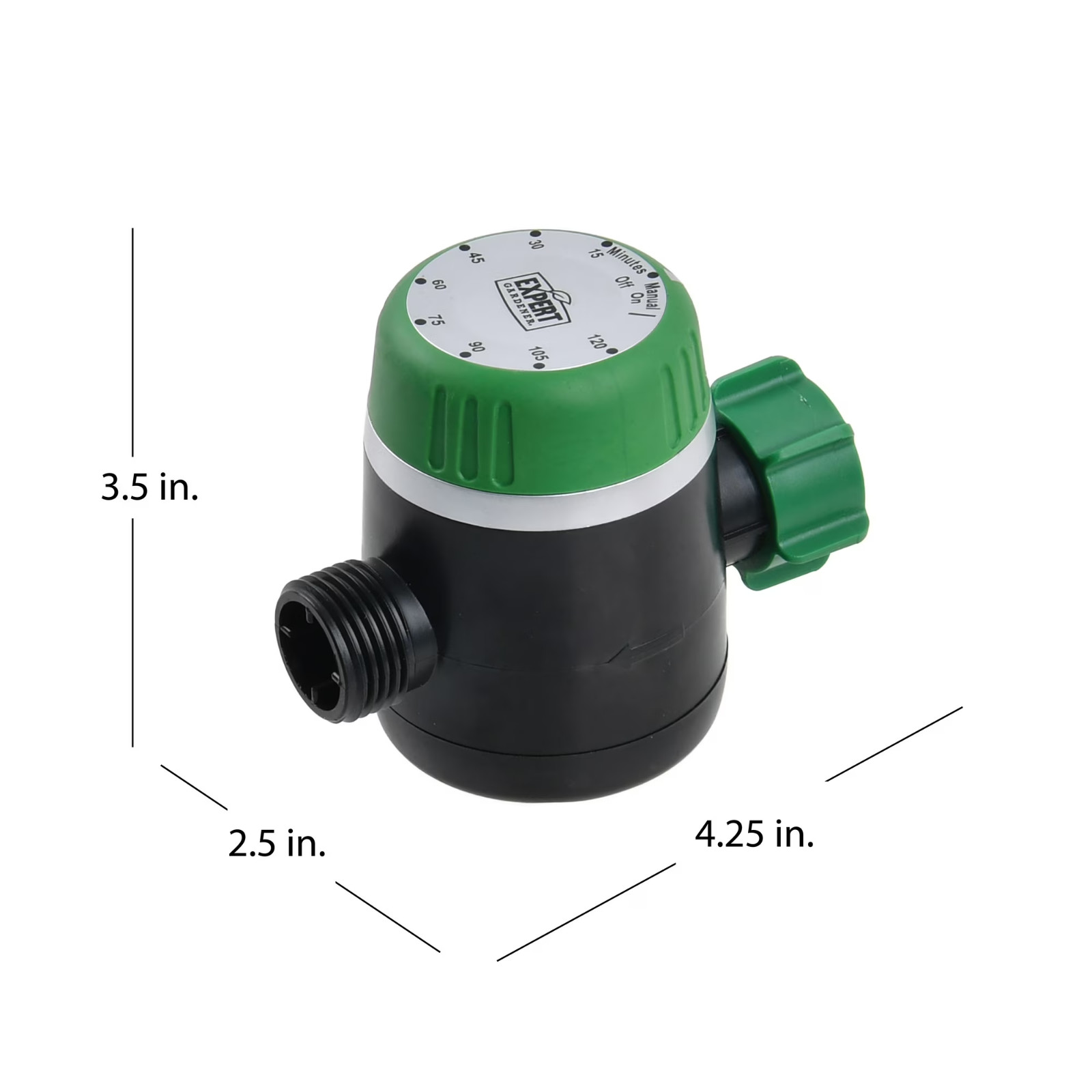 Dial Faucet Mechanical Timer Watering Controller 120min Outdoor Hose Garden New
