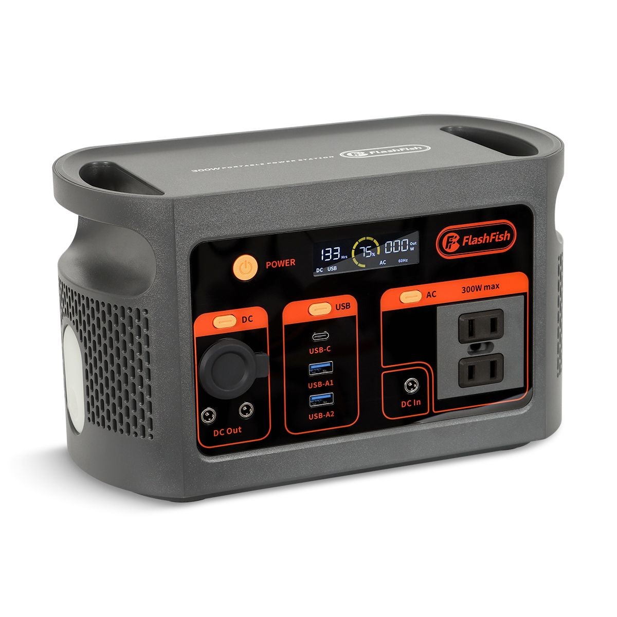 Flashfish E103 300W LiFePO4 Portable Power Station Solar Generator