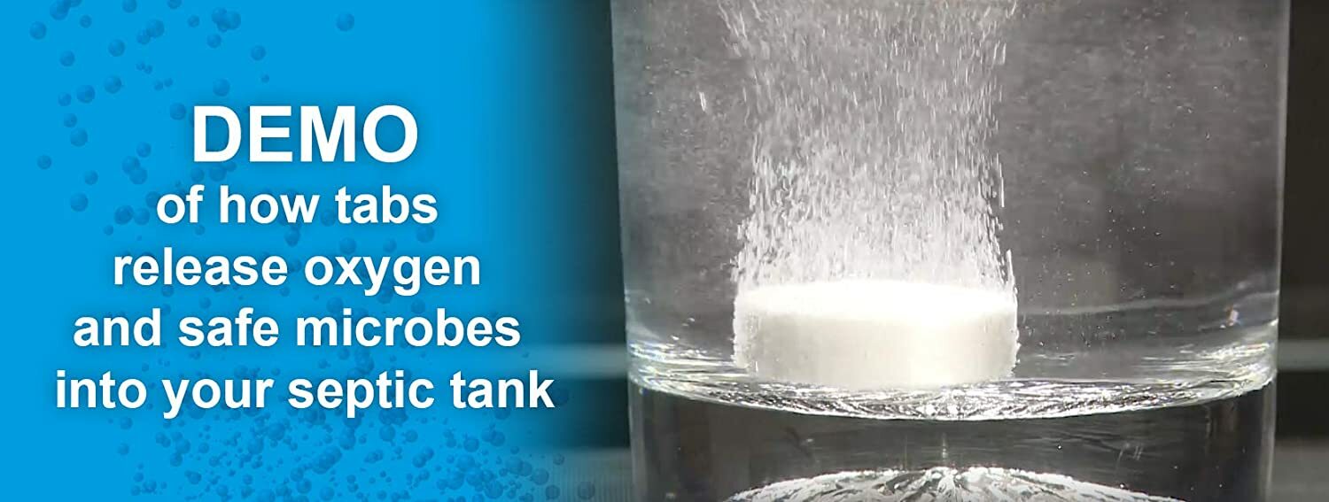 6-Months Professional Strength Septic Oxy-Tabs Septic Tank Treatment #1 BEST