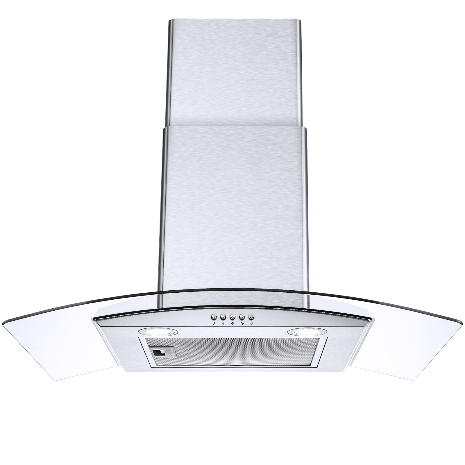 30in Wall Mount Range Hood Stainless Steel Kitchen Stove Vent Sliver 3-Speed New