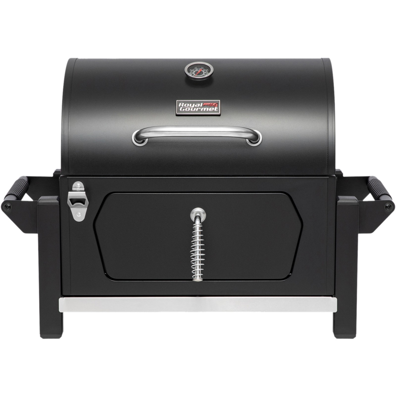 Royal Gourmet Portable Charcoal Grill w/ Side Handle Outdoor Tabletop BBQ Cooker