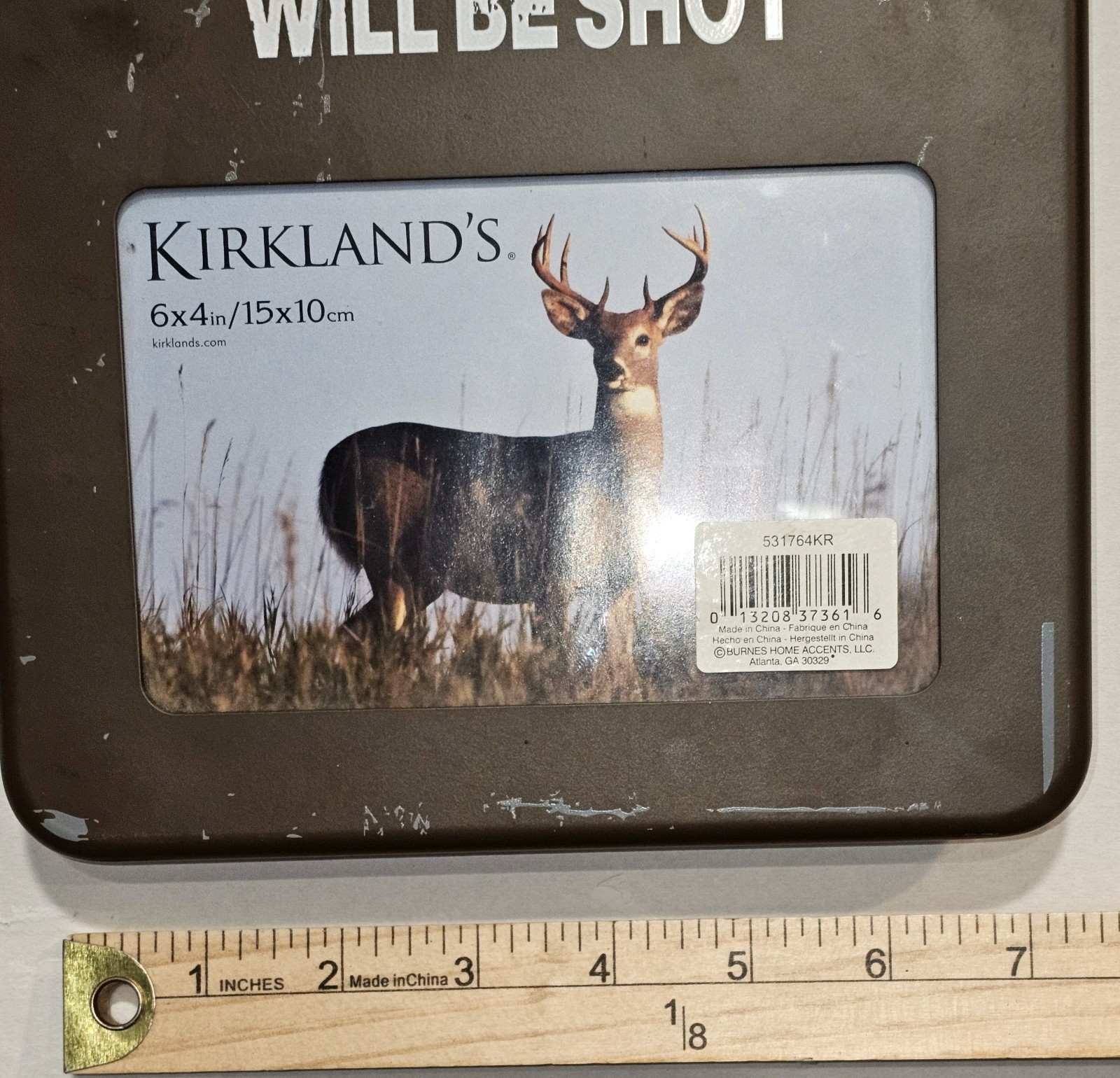 Hunters Only” Metal Sign Picture Frame – “Violators Will Be Shot” -…