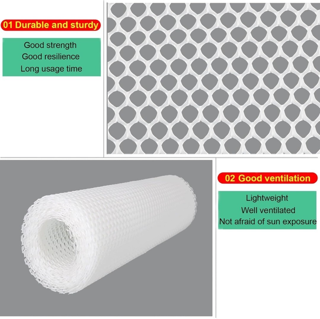 ABS Plastic Chicken Wire Mesh- 15.7” X 10ft Lightweight Long Life Non-Toxic