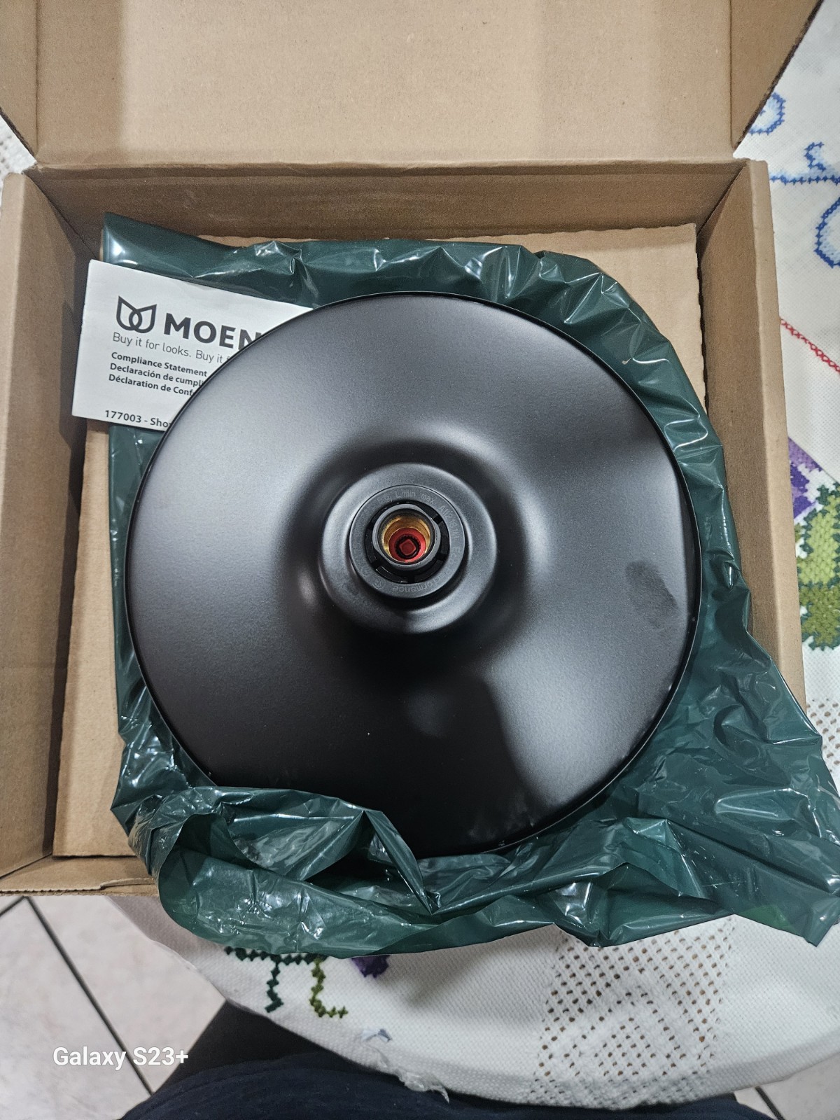 MOEN S112EPWR One-Function 10″ Diameter Spray Head Eco-Performance Rainshower in