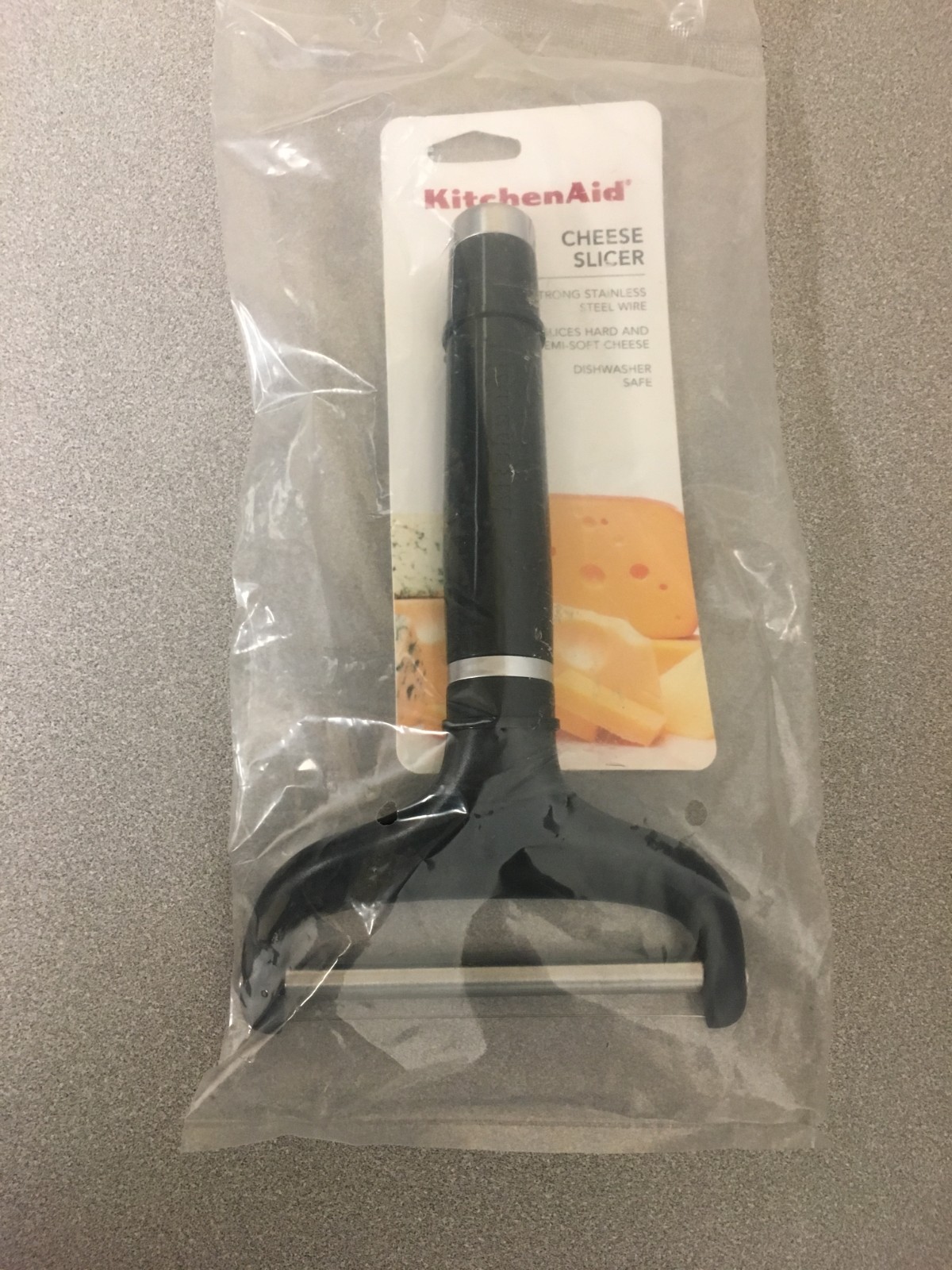 KitchenAid Black ABS Plastic/Stainless Steel Cheese Slicer KE133OHOBA