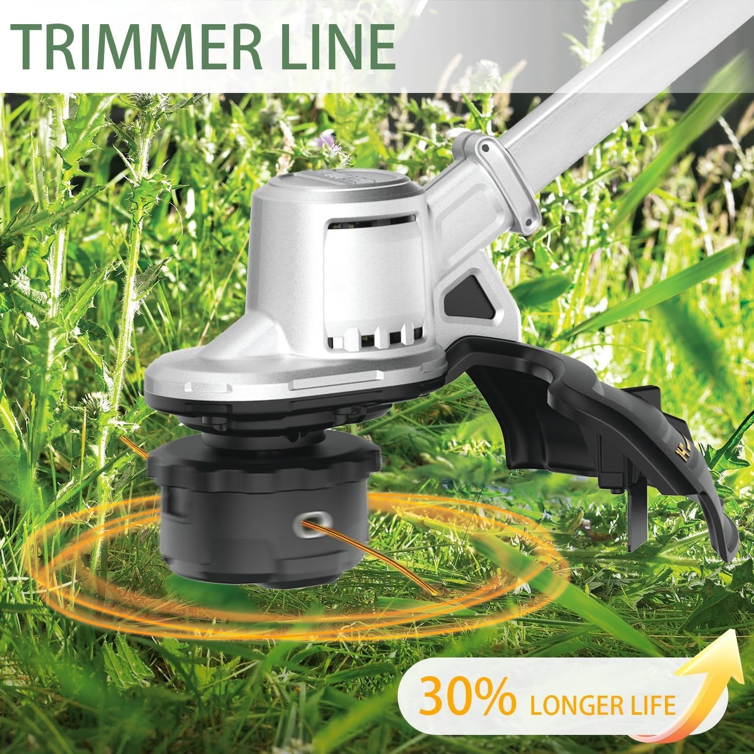 225ft X 0.08 Inch – DWO1DT801 DWO1DT802 String Weed Trimmer Line for Dewalt Cord