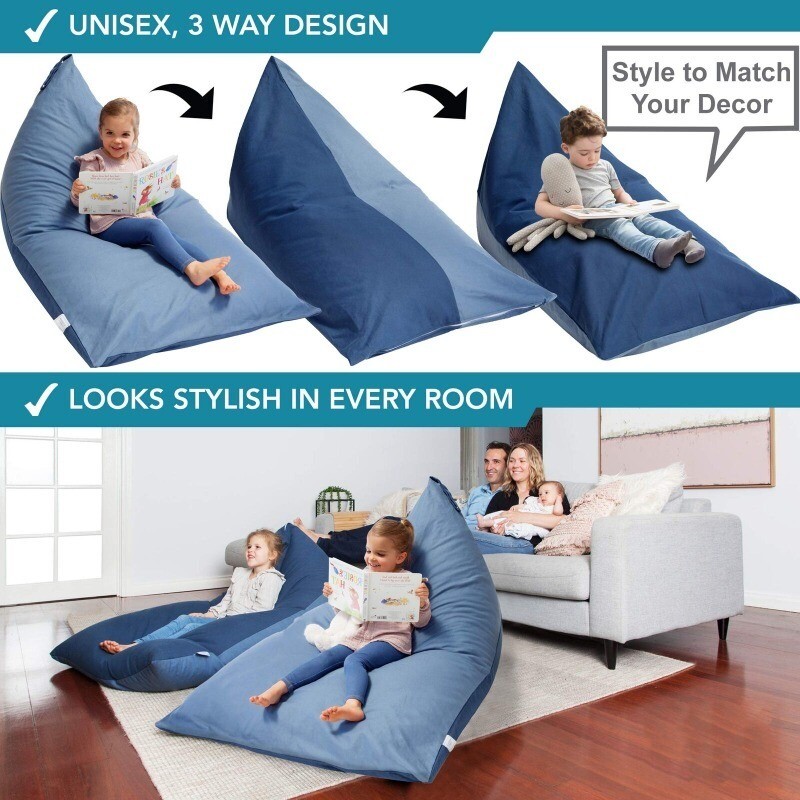 Original Stuffed Animal Bean Bag for Storage(No Filler) for Kids Teens & Adults