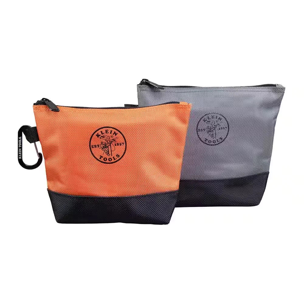 Klein Tools 9 In. Stand-Up Zipper Tool Bag (2-Pack)