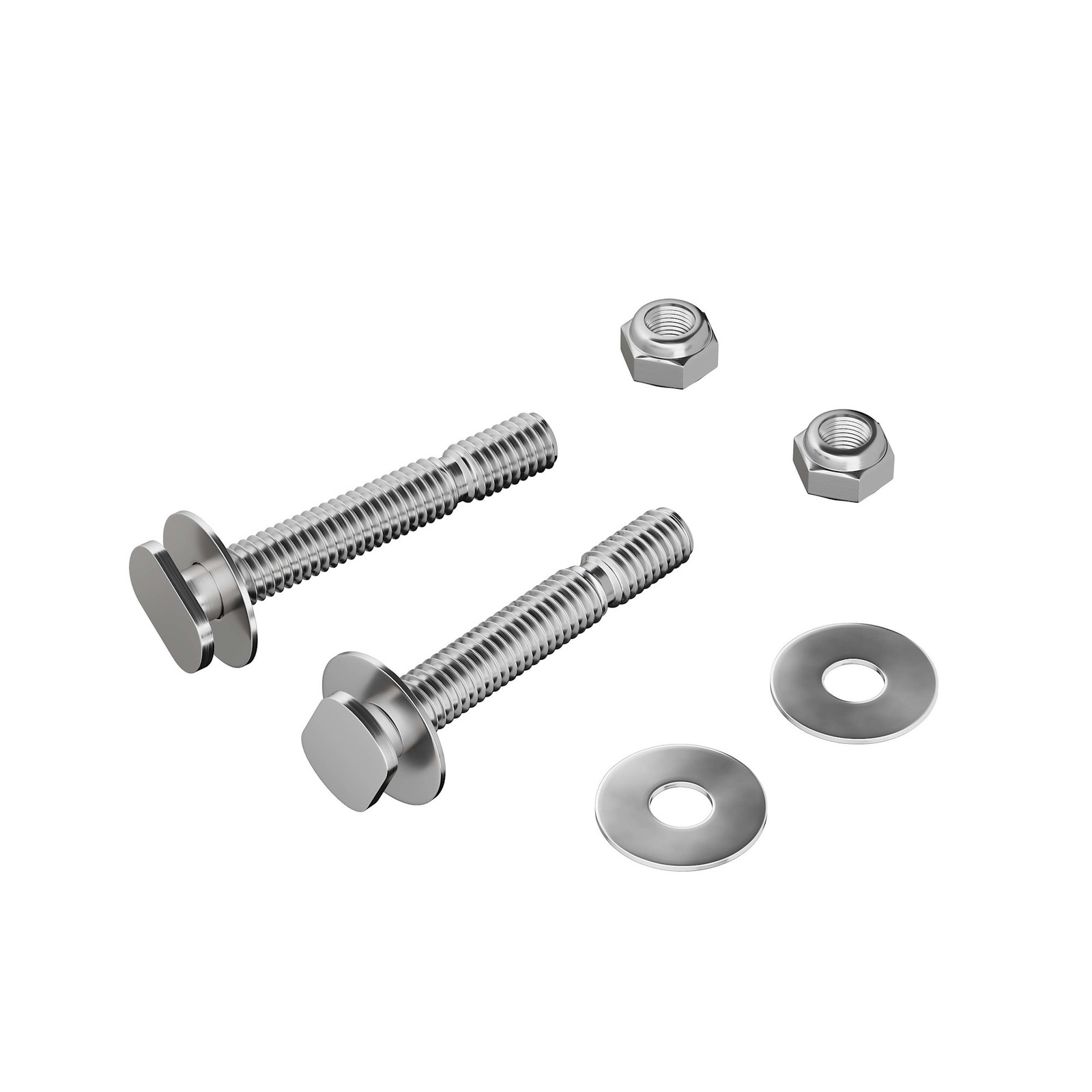 PROFLO PF90124 5/16″ Brass Snap Closet Bolt Stainless Steel Pair