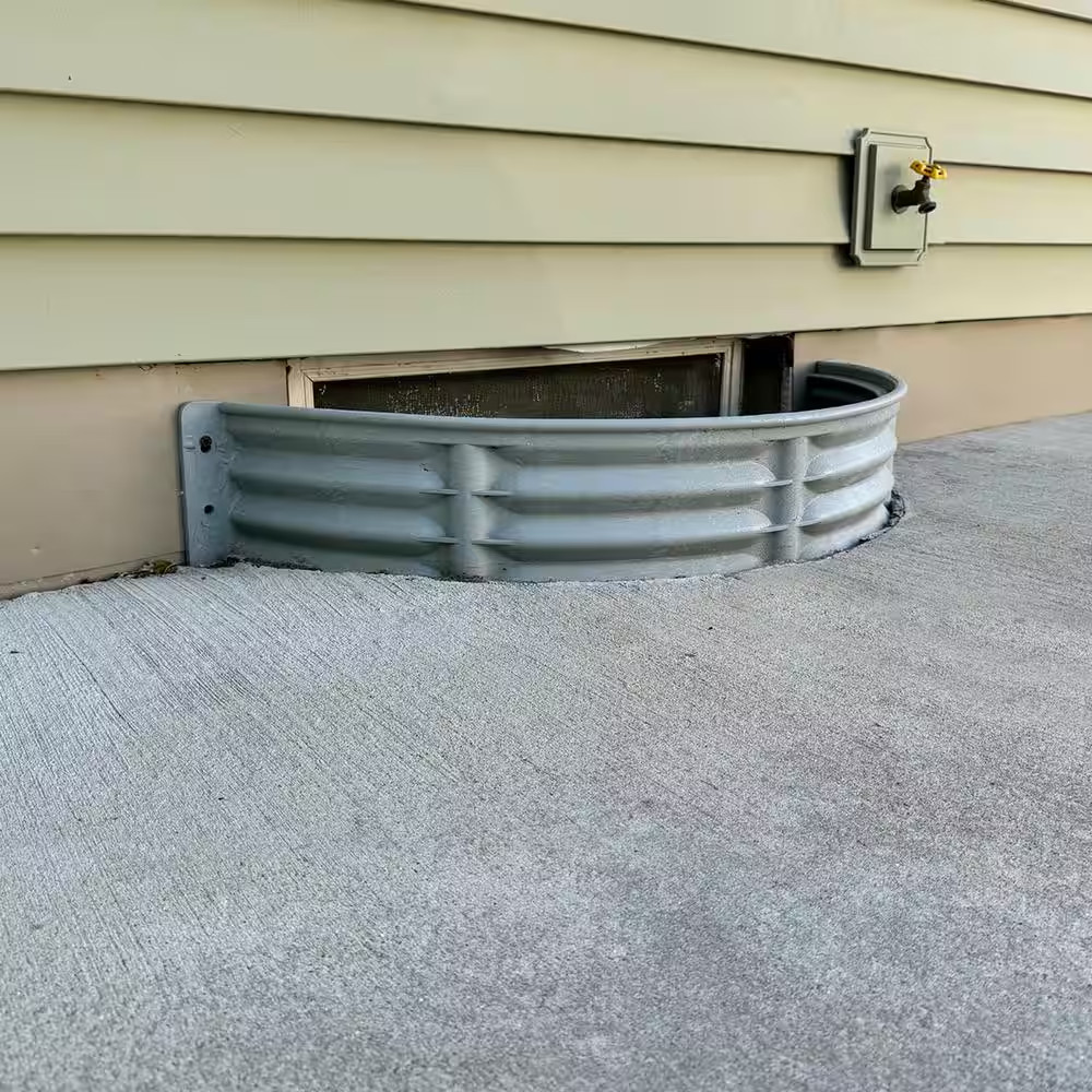 37 In. X 12 In. round Plastic Window Well
