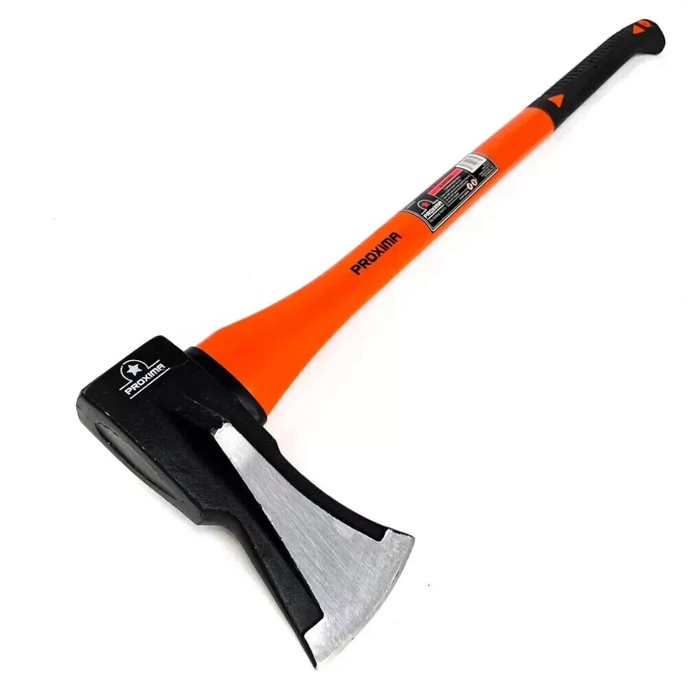 Set of Proxima 3.5 lbs Hickory Axe and 4.5 lbs Fiber Log Splitter 36in Full Size
