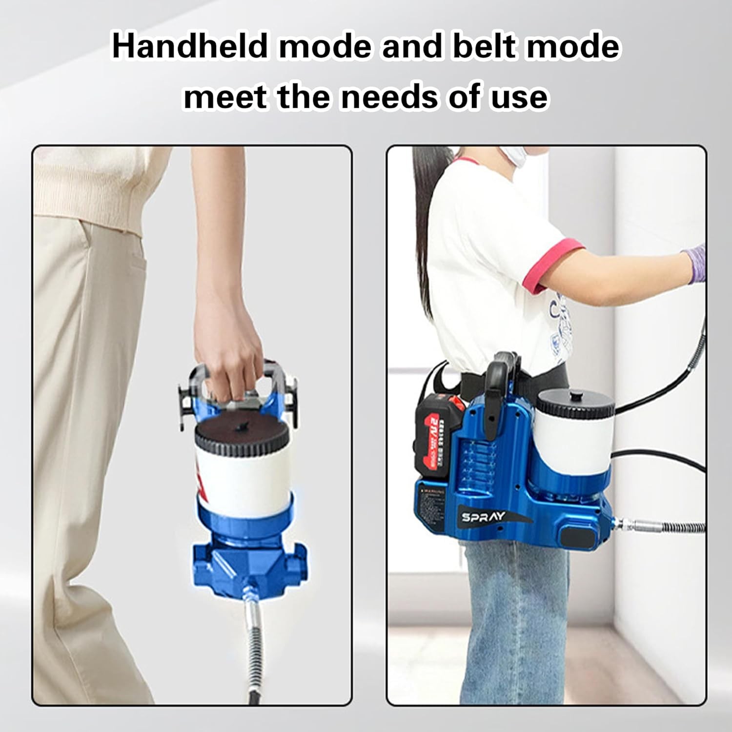 For Makita Airless Paint Sprayer for Wall Paints Varnishes 18-21V With Battery