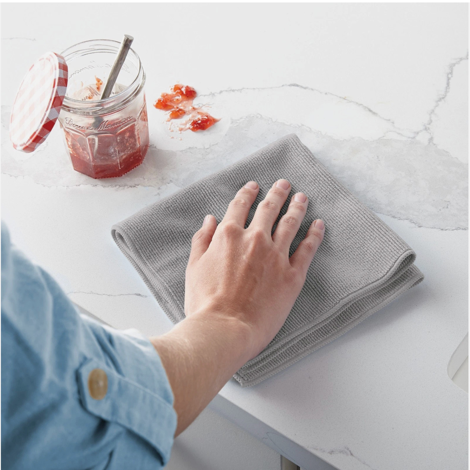 Norwex Enviro Cloth Graphite/Gray Cleaning cloth FREE SHIPPING TODAY