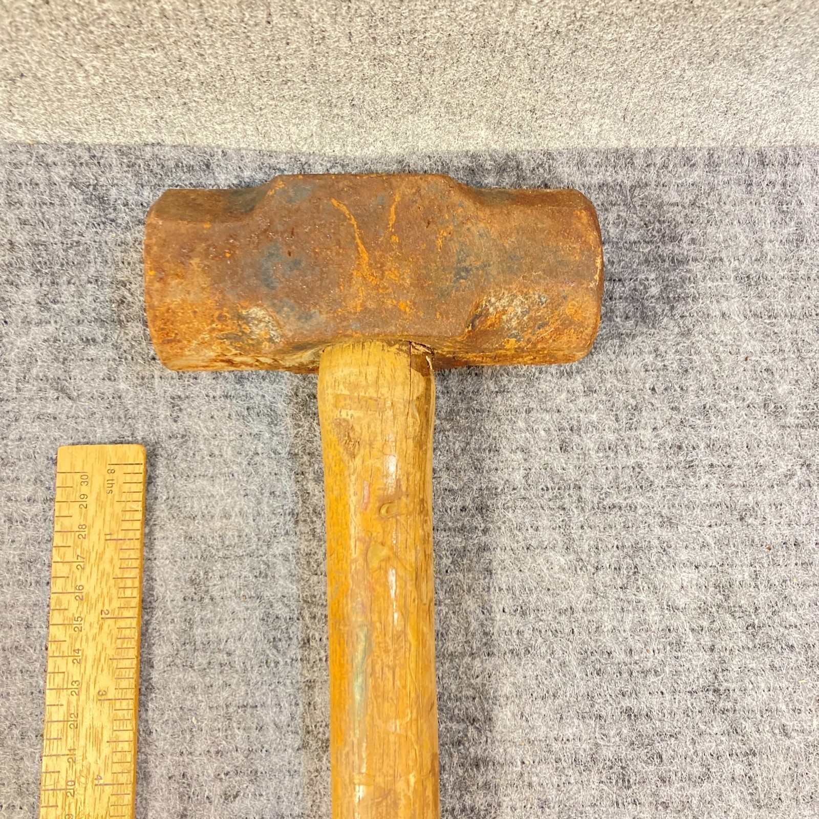 Leetonia 6lb Sledgehammer Octagon Face 20″ Wood Handle USA