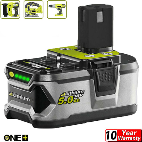 5.0Ah 18V Battery P108 One Plus For RYOBI 18 Volt High Capacity Lithium-Ion New