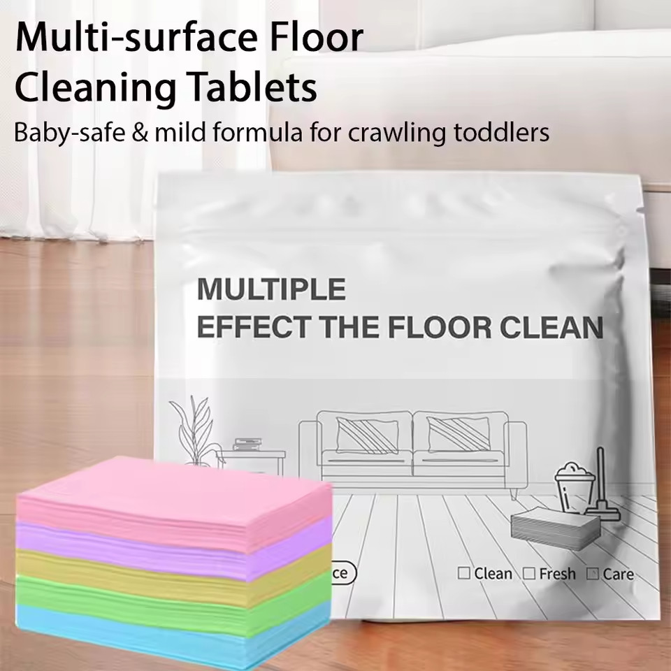 100pcs Multi-surface Floor Cleaning Tablets,Multiple Effect the floors Clean