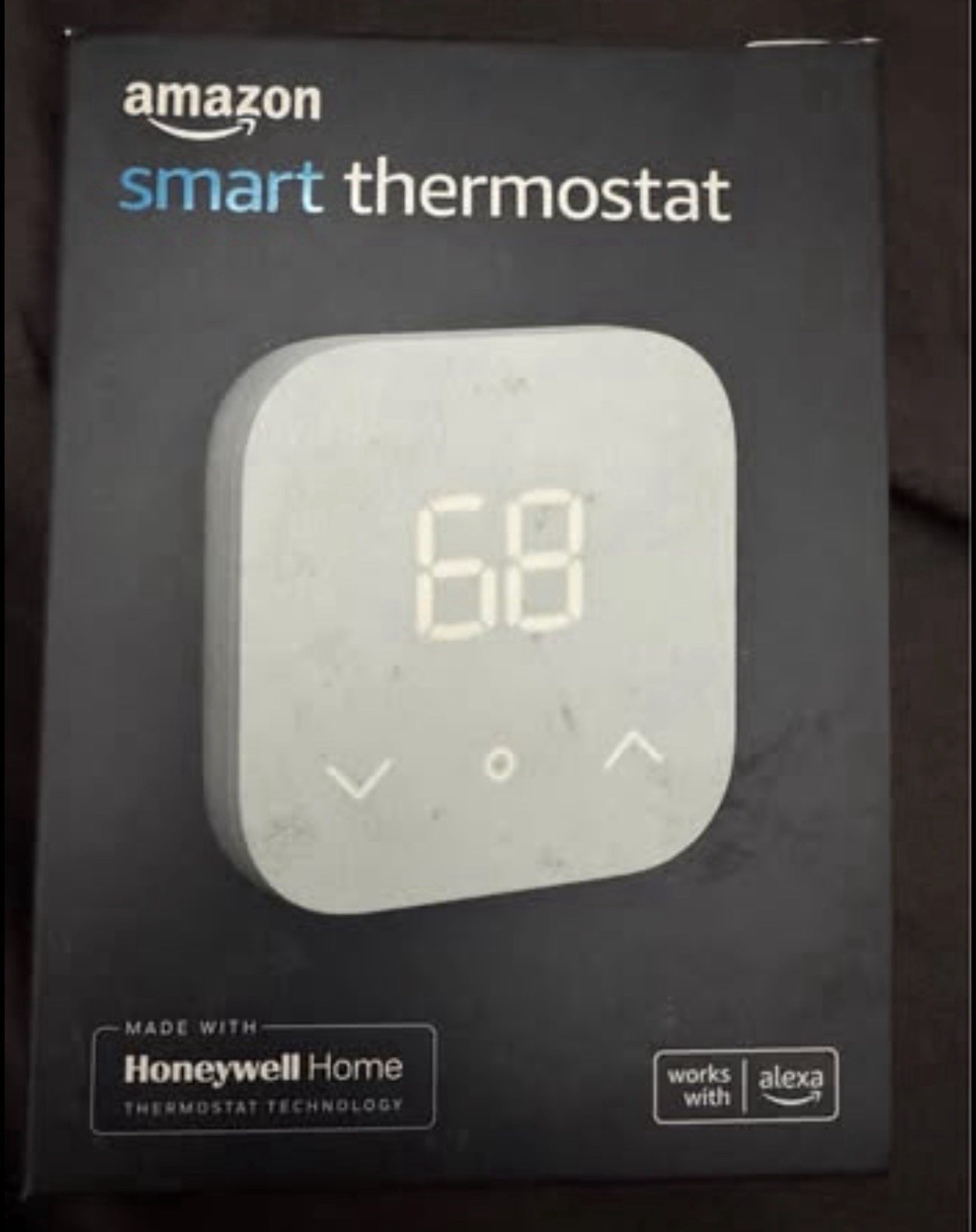 Amazon Smart Thermostat Wi‑Fi App Control White Programmable 24V Works w/ Alexa