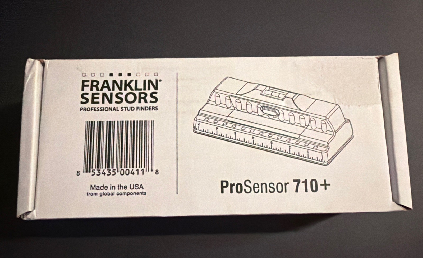 Franklin Sensors Prosensor 710+ Stud Finder with 13-Sensors, Wood & Metal Stud D