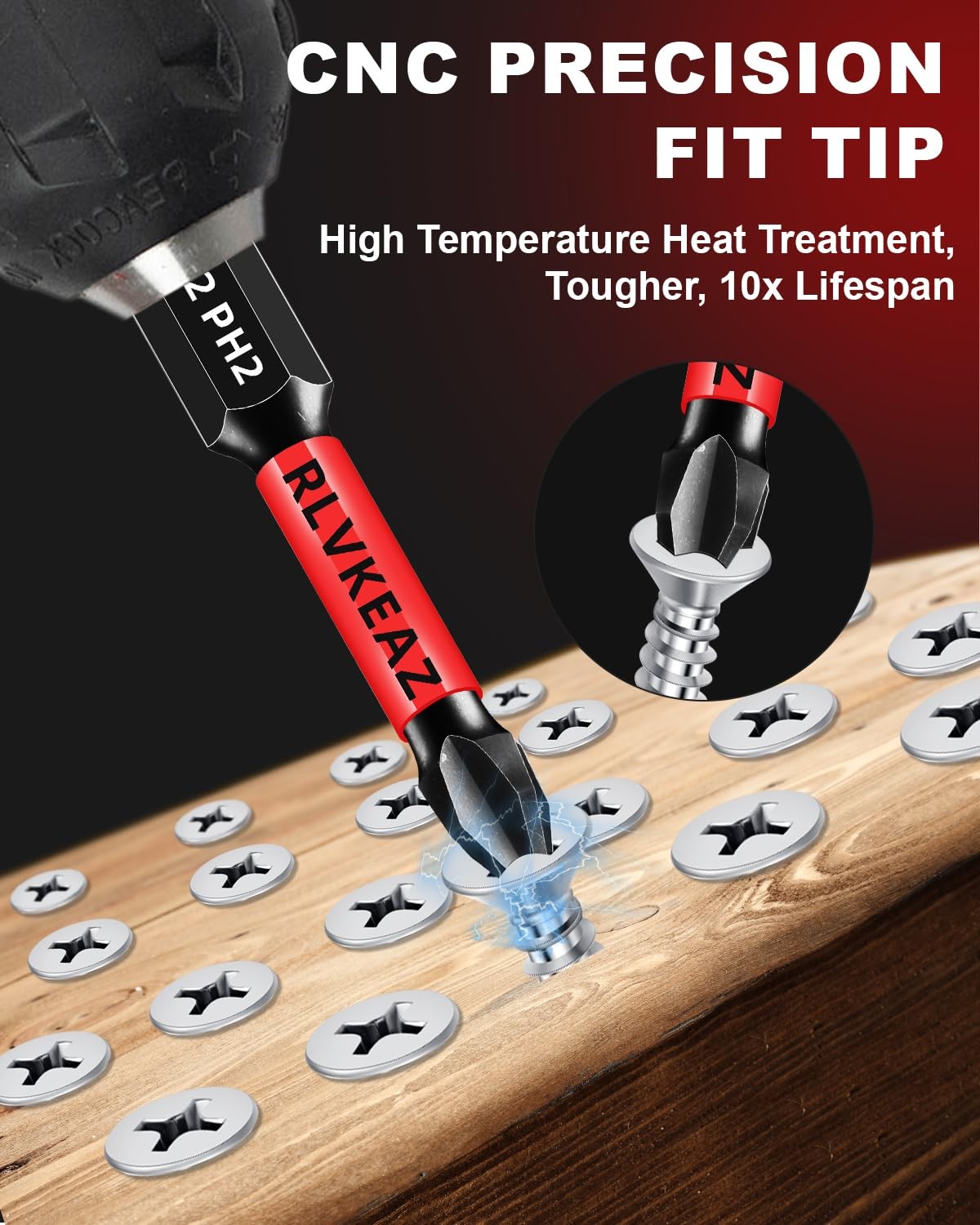 20-PCS Phillips Bits 2 Impact, Magnetic 2 Phillips Head Drill Screwdriver Bi…