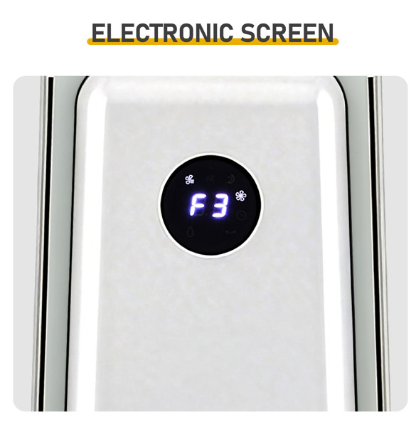 Bladeless Tower Fan with Remote Control Quiet Cooling Fan for Home Office
