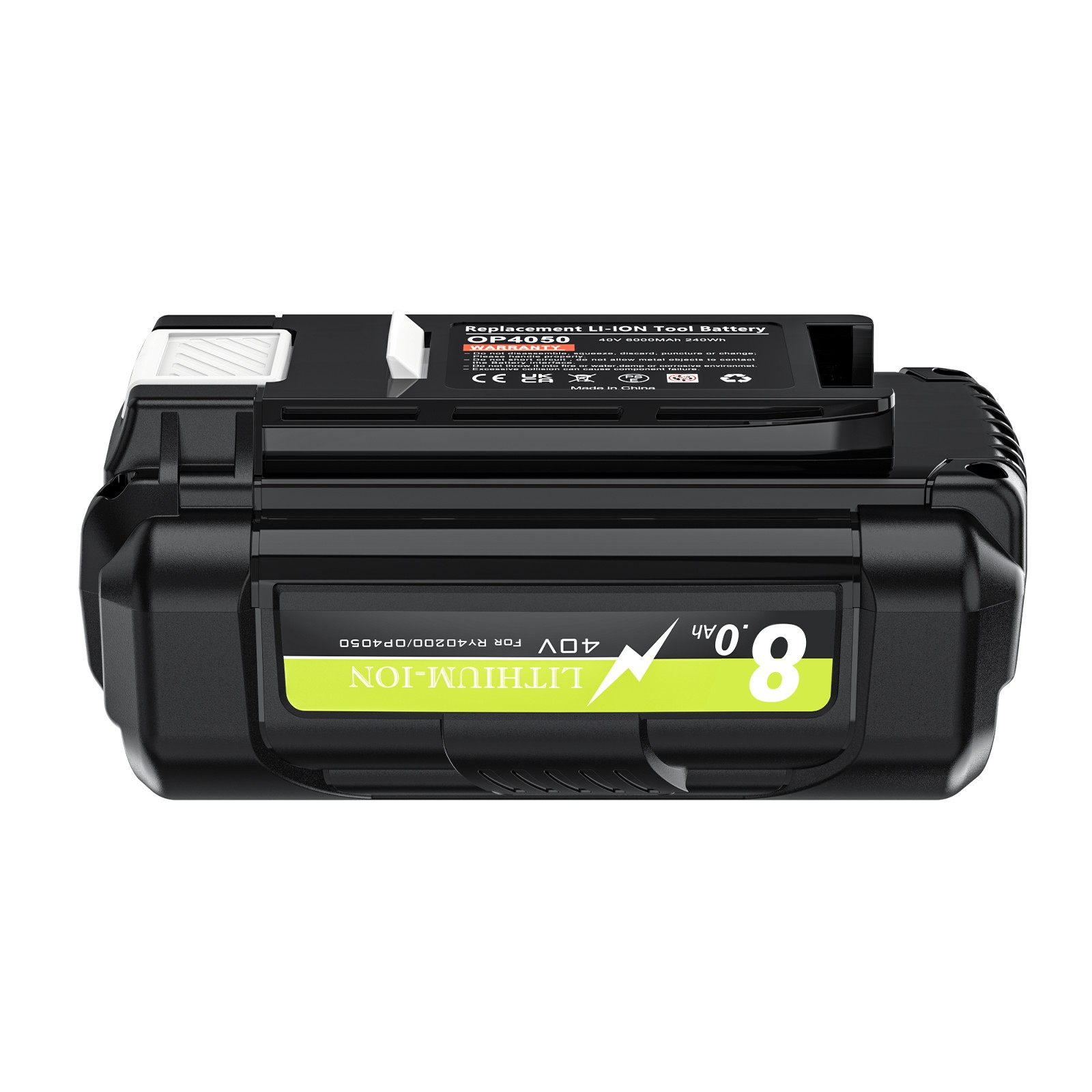 8Ah-10Ah Replacement For Ryobi 40V High Capacity Lithium Battery OP4050 OP40261