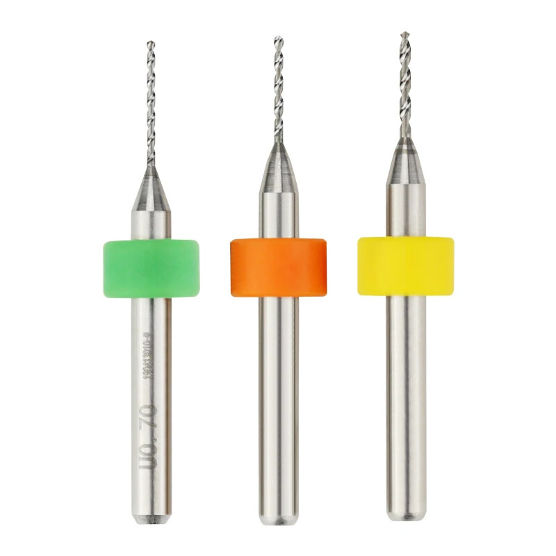 10pcs Carbide Micro Mini CNC Drill Bit Set 0.1-3.0mm for PCB