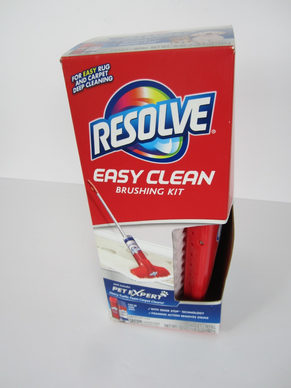NEW Resolve Easy Clean Pet Expert Brushing Kit Heavy Traffic Carpet Cleaning