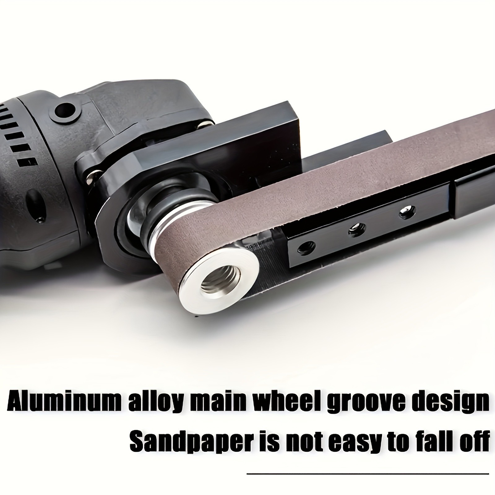 Angle Grinder to Belt Sander Adapter – For Metal/Wood Sanding & Rust Removal