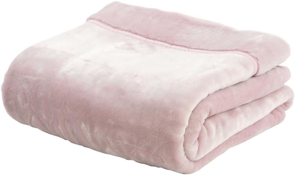 Romance Kosugi Double-Layered Acrylic Blanket Japan Single 140x200cm Pink 2.6kg