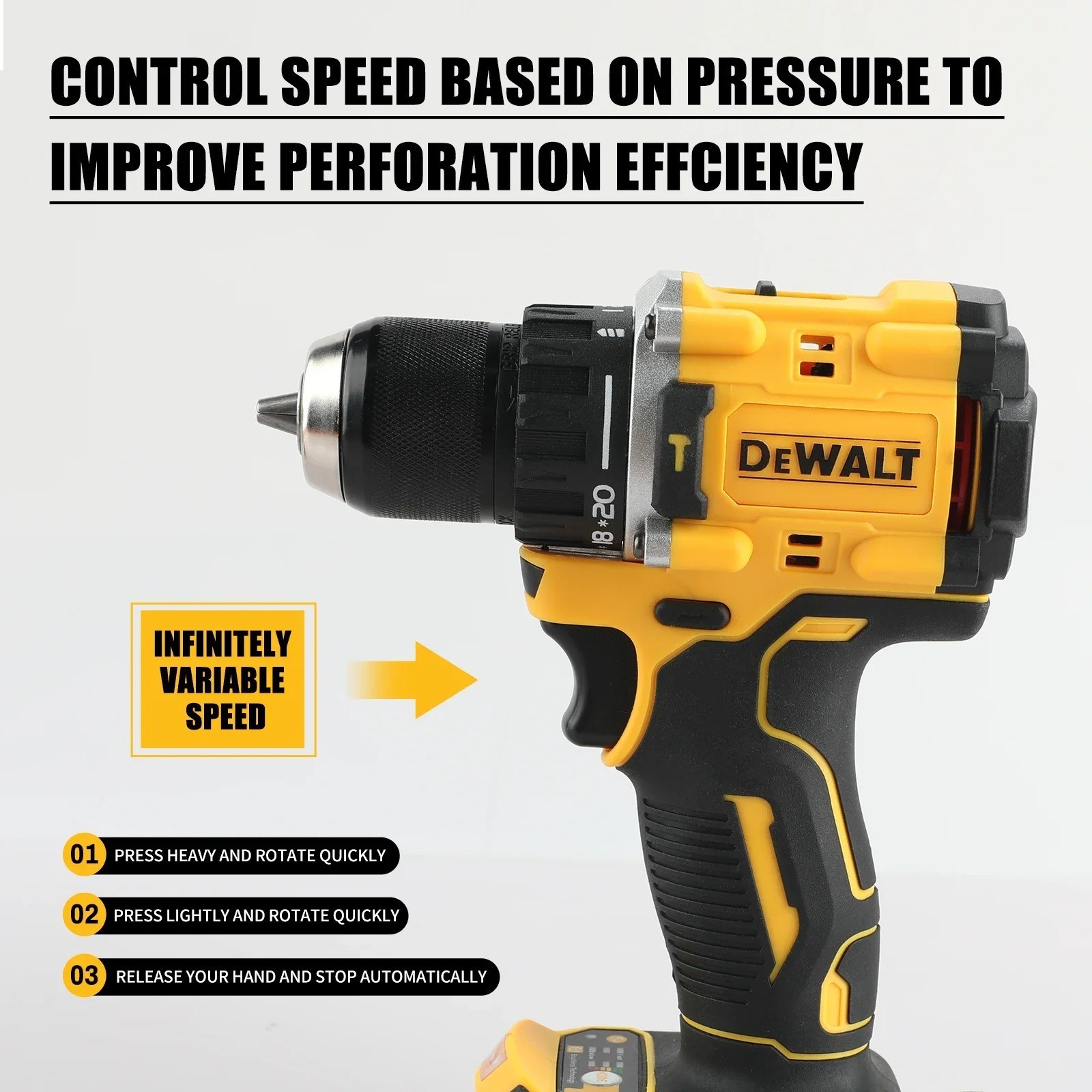 DEWALT DCD805 20V – MAX Power Brushless Cordless Impact Drill Driver – Tool Only