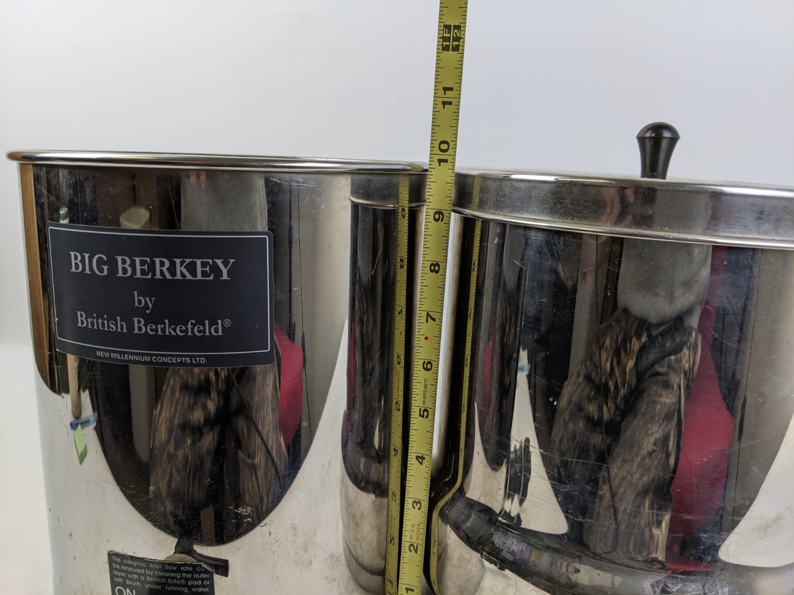 British Berkefeld Big Berkey Water Filter System NO FILTERS
