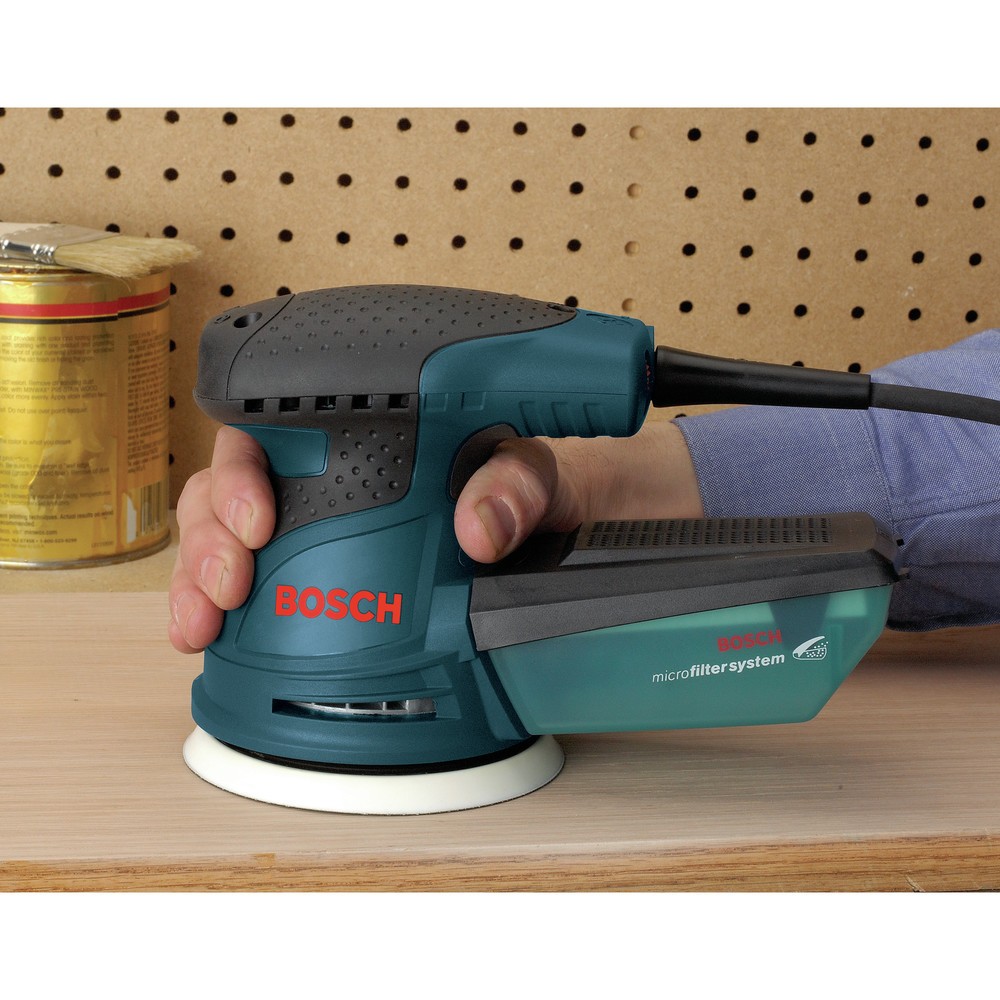 Bosch ROS10-RT 2.5 Amp 120V 5″ Single-Speed Palm Sander Certified Refurbished