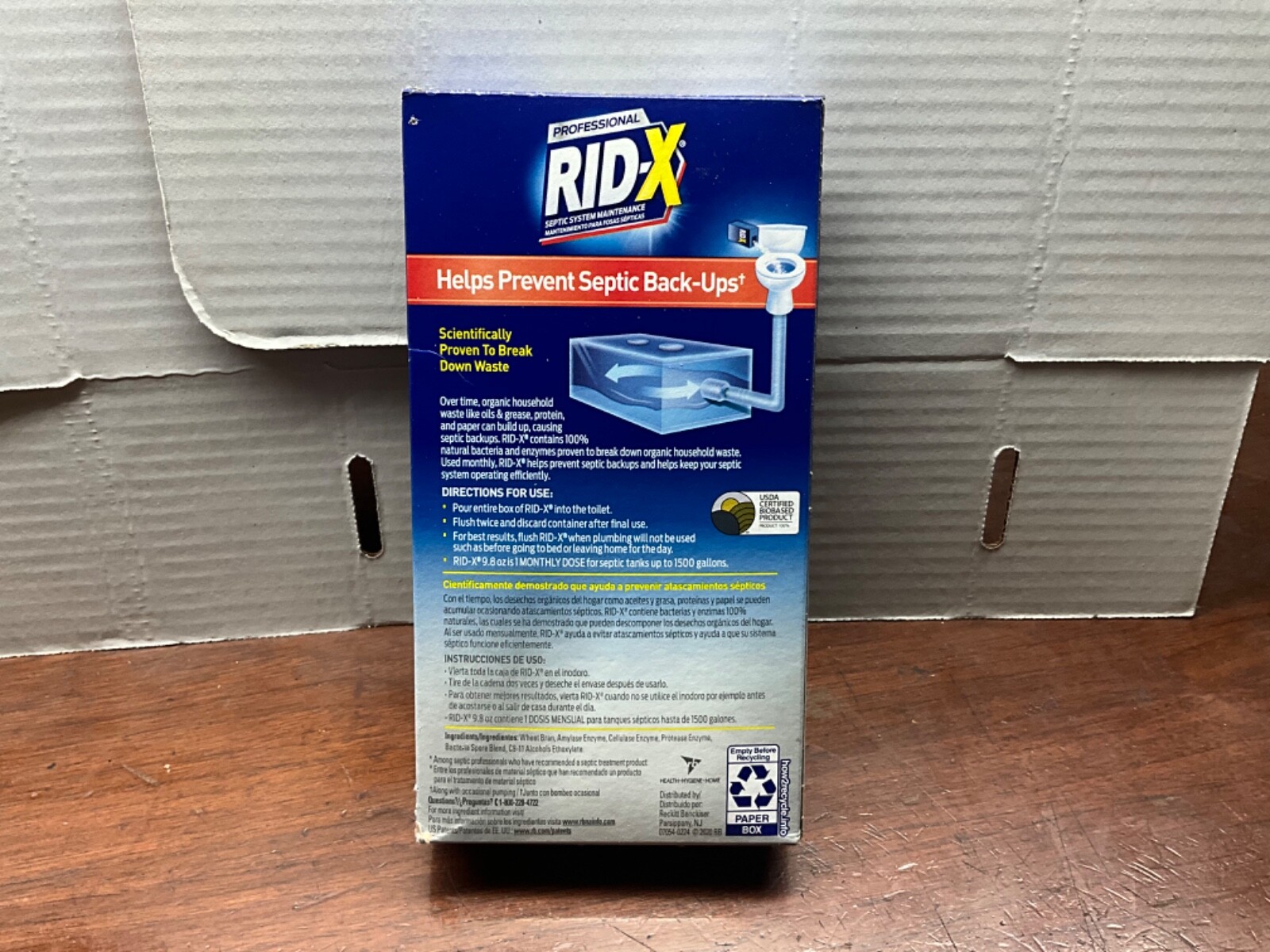 Rid-X Septic System Maintenance Dual Action 1 Month Dose Powder
