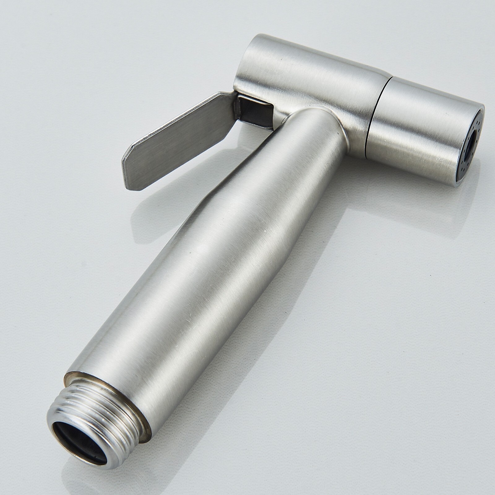 Brushed Nickel Kitchen Faucet 2Handle 4 Hole Sink Mixer Faucet with Side Sprayer