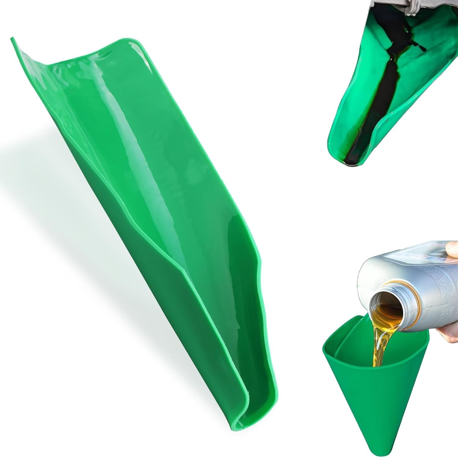 Reused Flexible Foldable Oil Funnel, Multi-Purpose Form a Funnels for Automot…