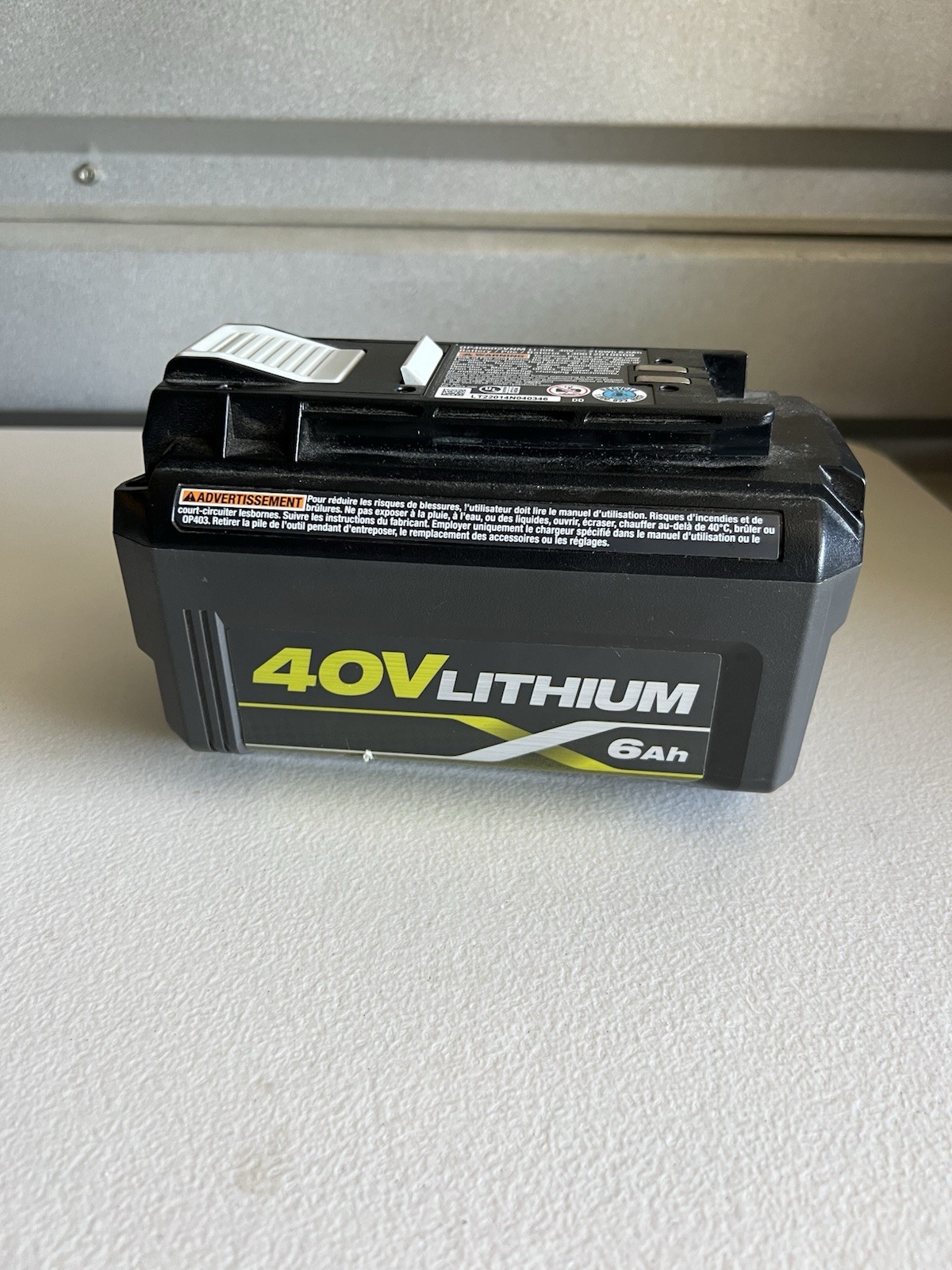 RYOBI [OP40602VNM] GENUINE 40V MAX 6AH LITHIUM-ION BATTERY PACK