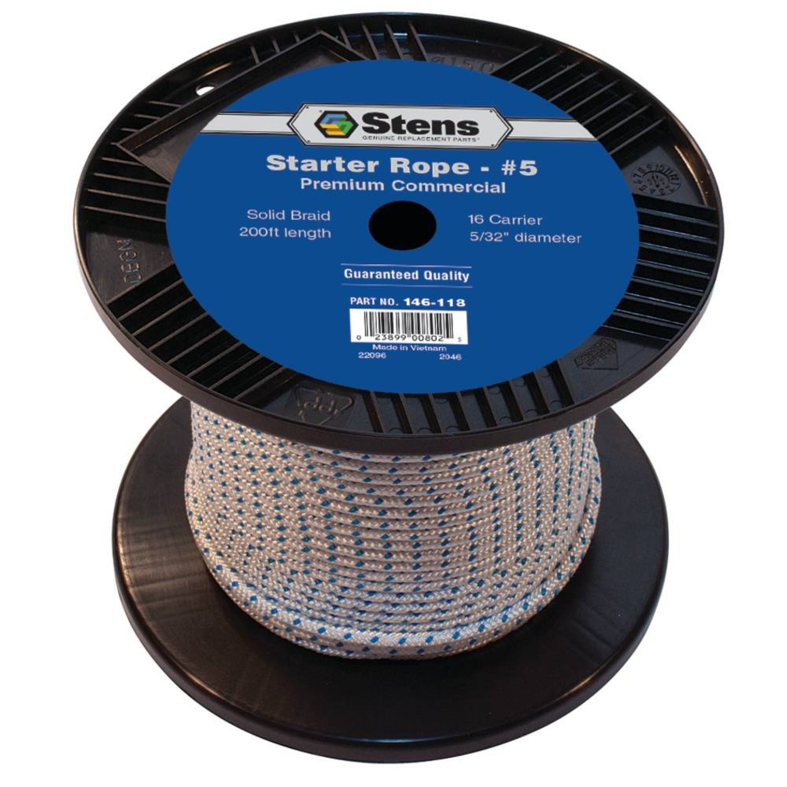 New 200′ Solid Braid Starter Rope 146-118 for #5 Solid Braid