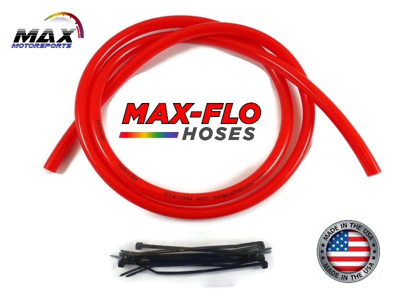 10′ FEET 2 STROKE 4 STROKE FUEL HOSE LINE 1/4″ ID x 3/8″ OD | 14 COLORS