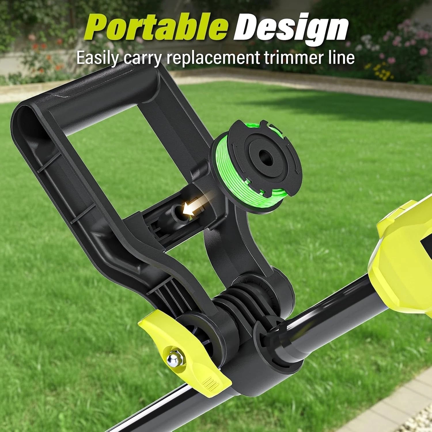 Versatile 20V Cordless Trimmer with Auto Line Feed – Perfect for Lawns & Gardens