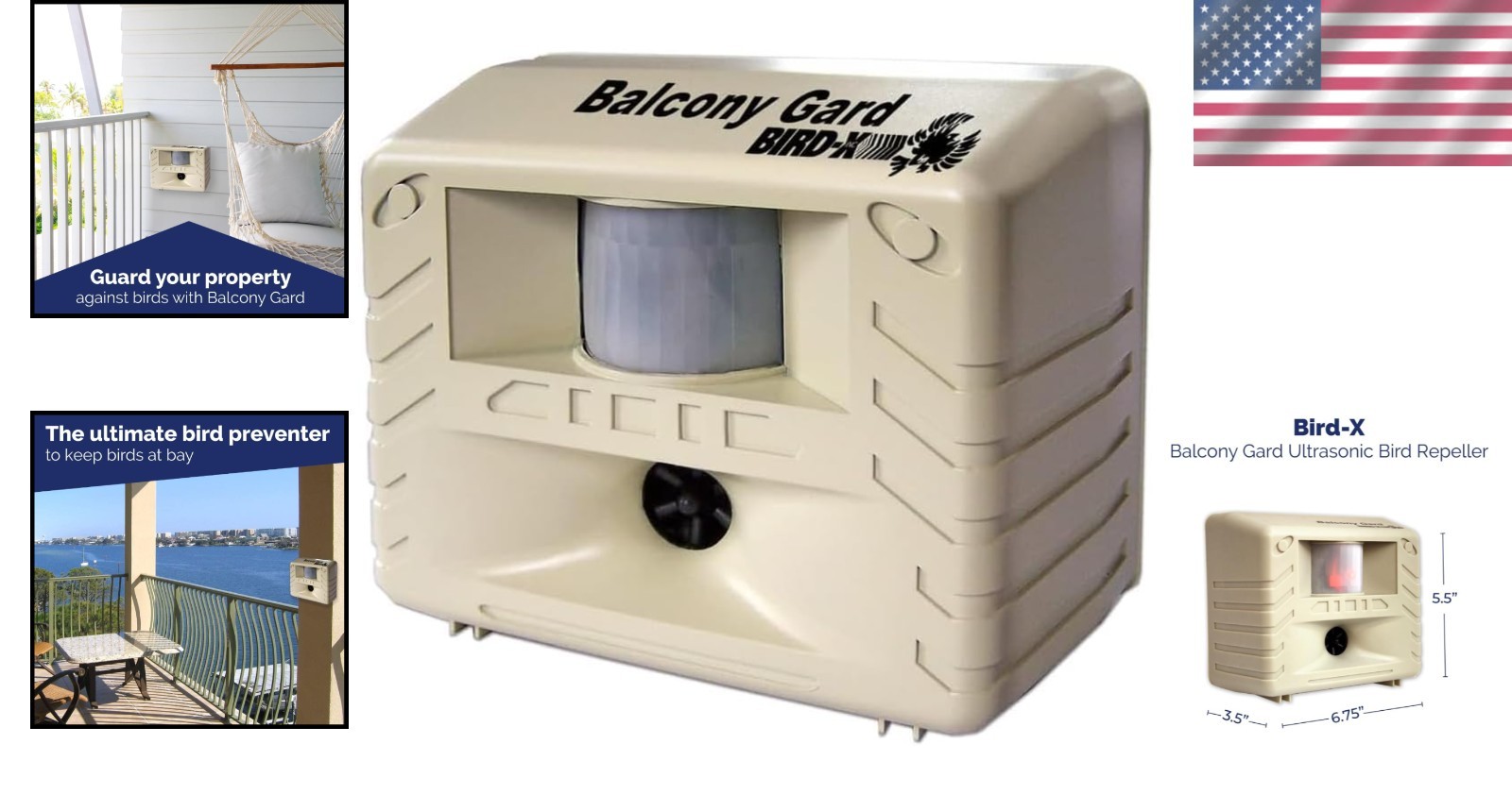 Ultrasonic Bird Repellent Device