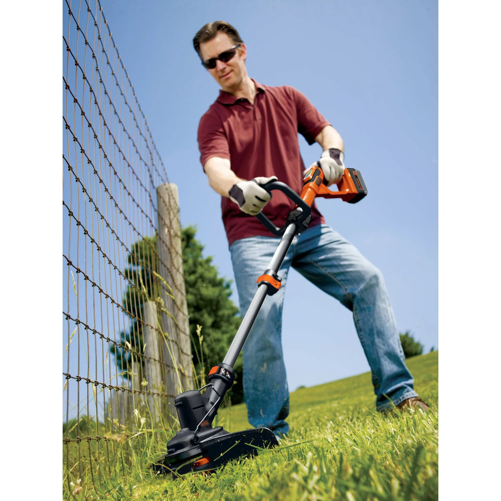 BLACK+DECKER 40V MAX* String Trimmer, 13-Inch – LST136B