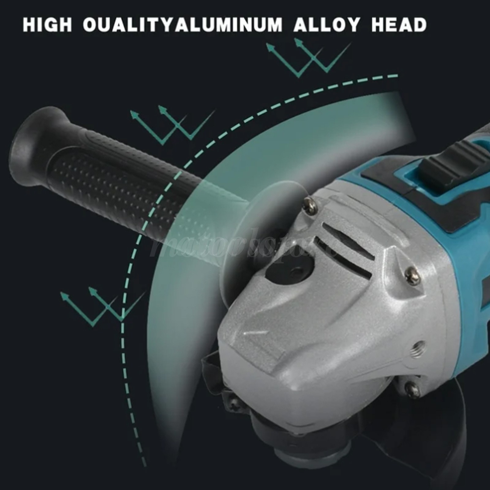 Cordless 4-1/2 Power Angle Grinder for Makita 21V Max Battery Brushless 9000 RPM