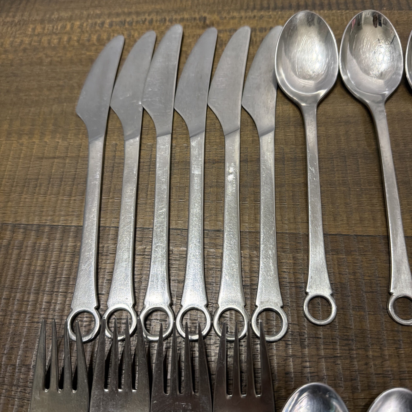 28 pc set Gense Sweden Stainless Pantry Flatware Denmark