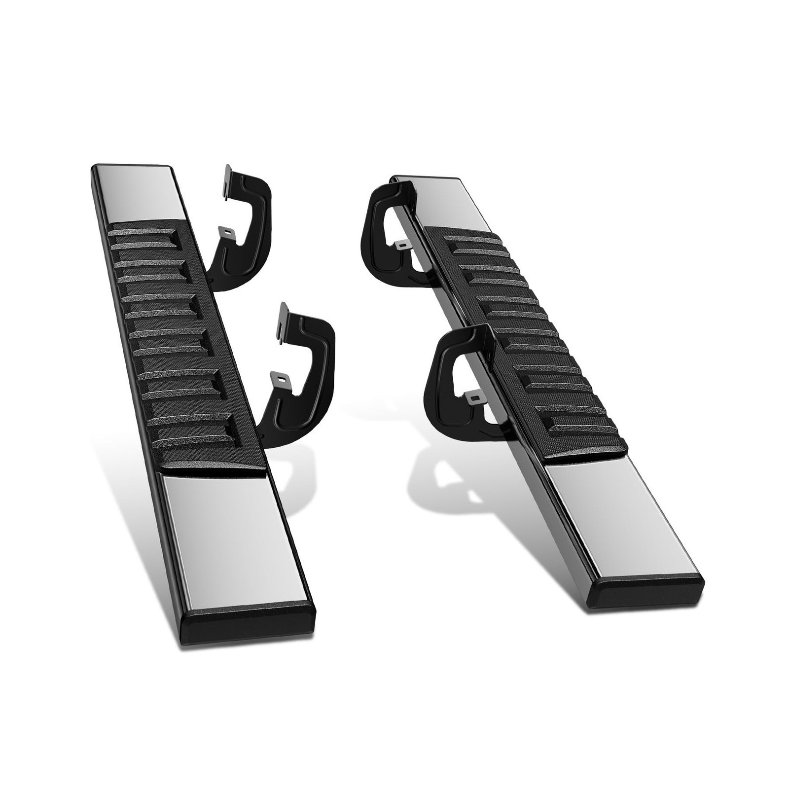 DNA Motoring 6.75″ Wide Flat Running Boards Side Step Bars Compatible with 20…