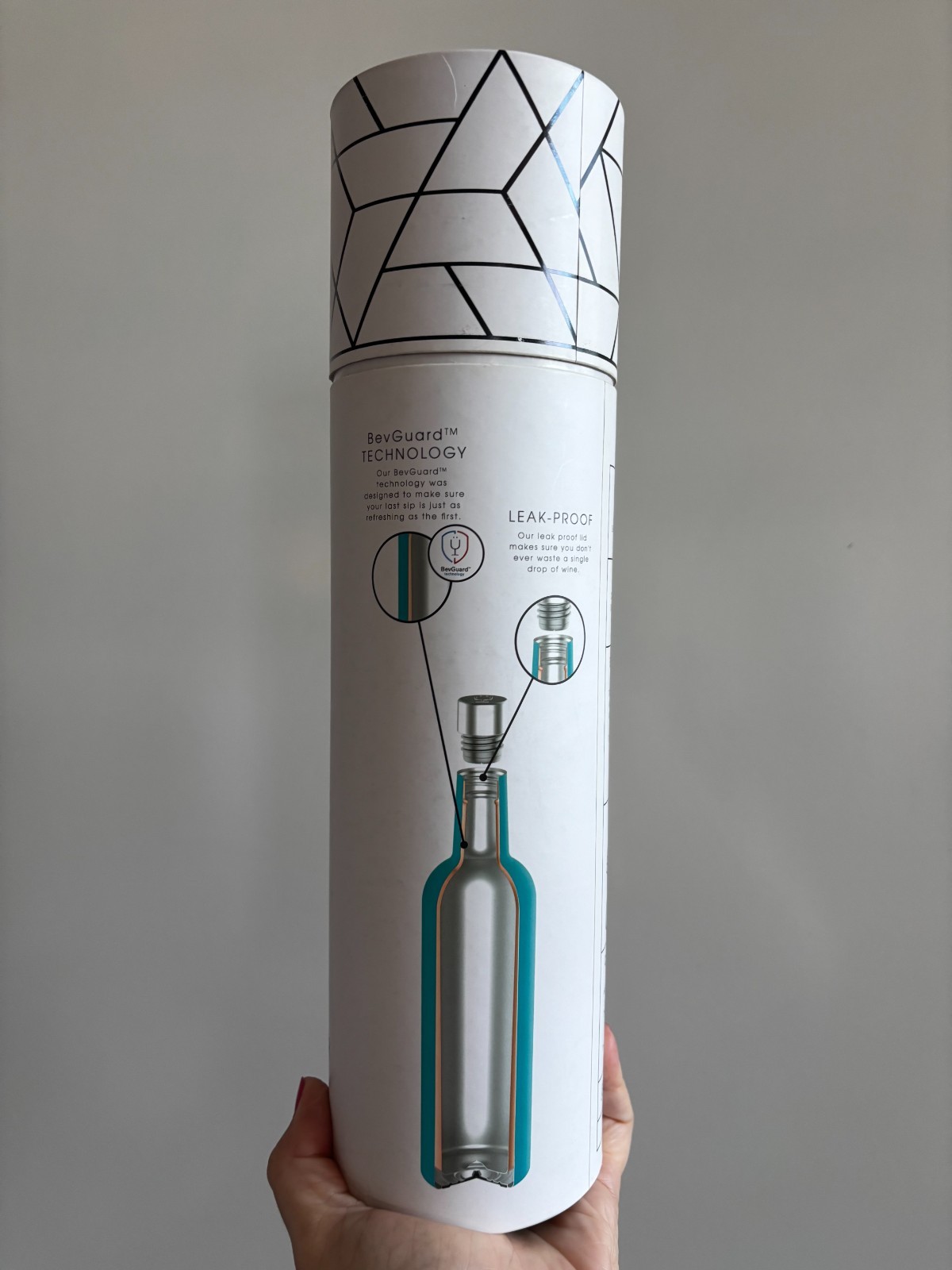 Brumate Triple-Insulated Winesulator 25oz Wine Bottle Holder – Keeps Cold 24+hrs