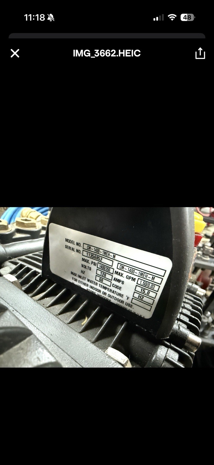 Please Read Description – MI-T-M CM-1400-1MEH-M Pressure Washer,1400 PSI, 1.5 HP