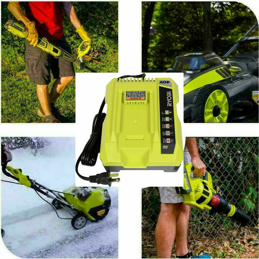 Replace for Ryobi OP401 40V Lithium Battery Charger OP4015 OP4026 OP4030 OP4040
