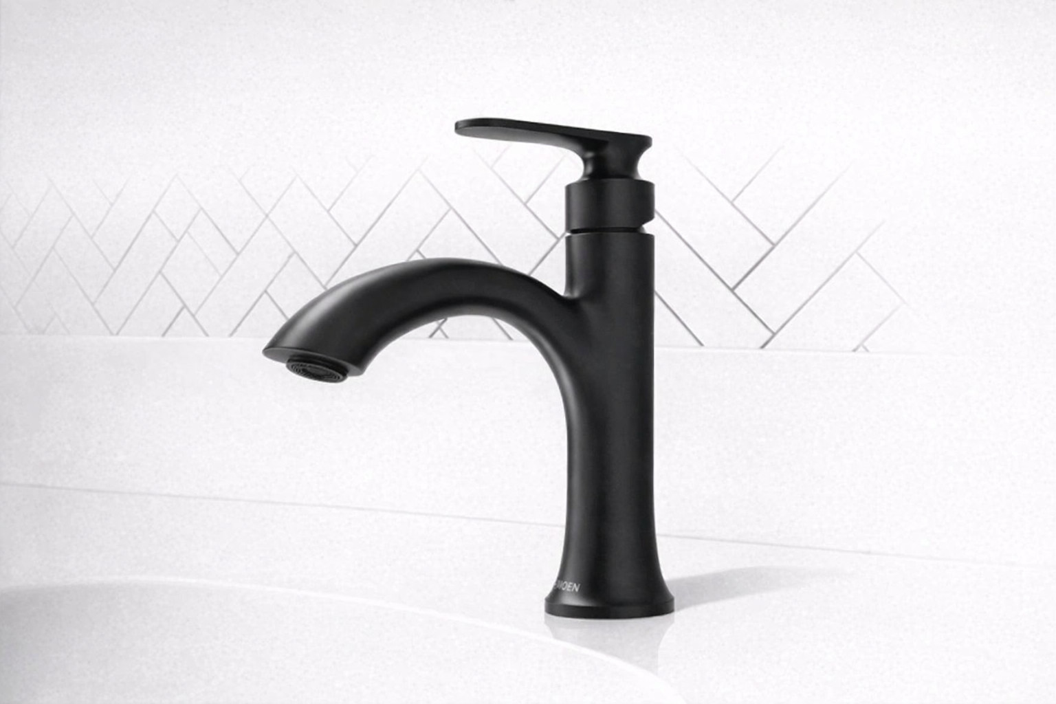 Moen Ellicott Single Handle Bathroom Faucet – Matte Black – 84632BL – New in Box