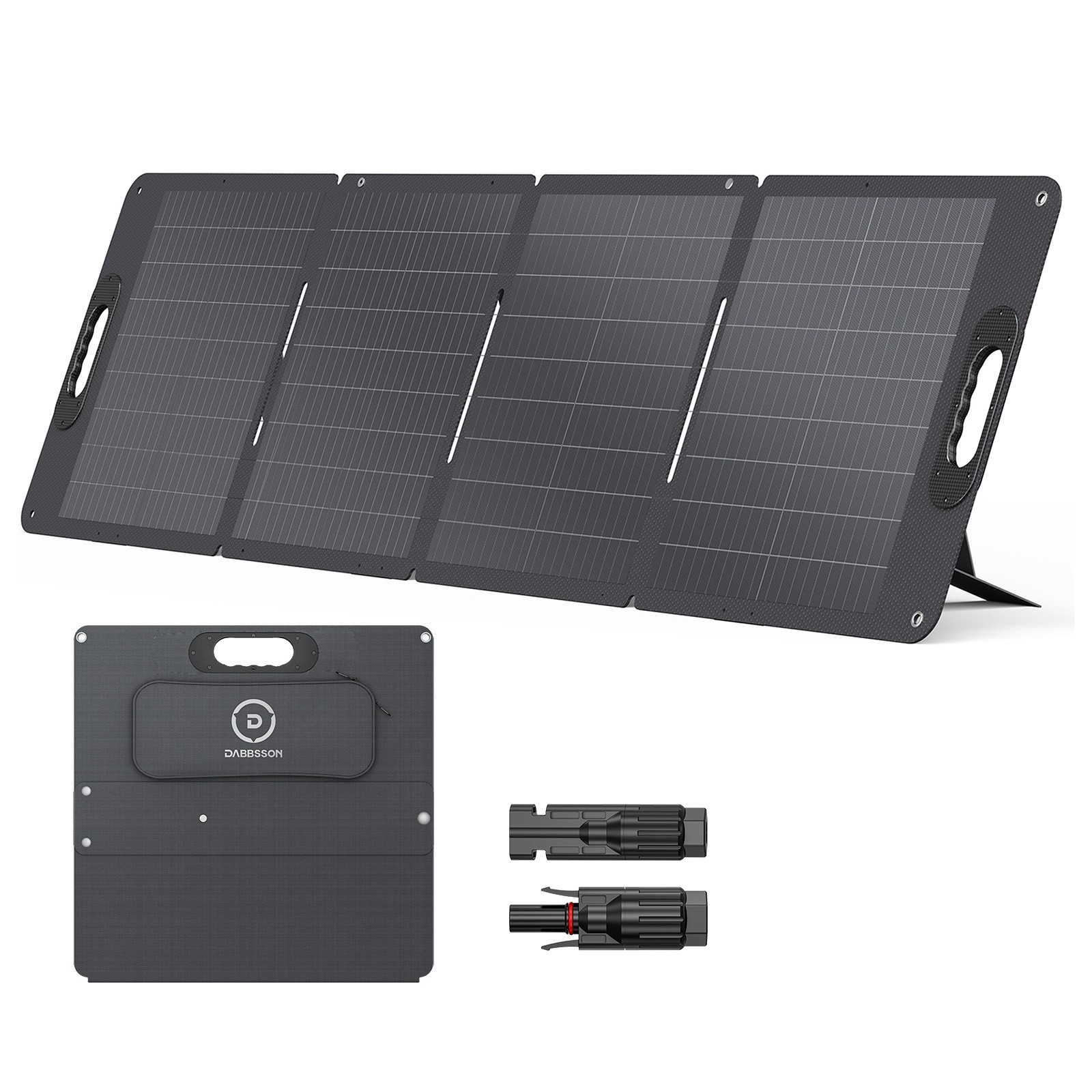 Dabbsson 1024Wh 2000W Portable Power Station Solar Generator + 120W Solar Panel