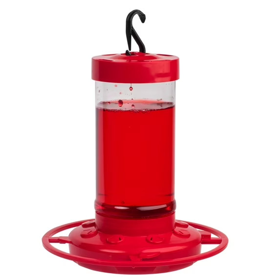 2 pack First Nature Hummingbird Feeder, 16 oz, Red, Plastic